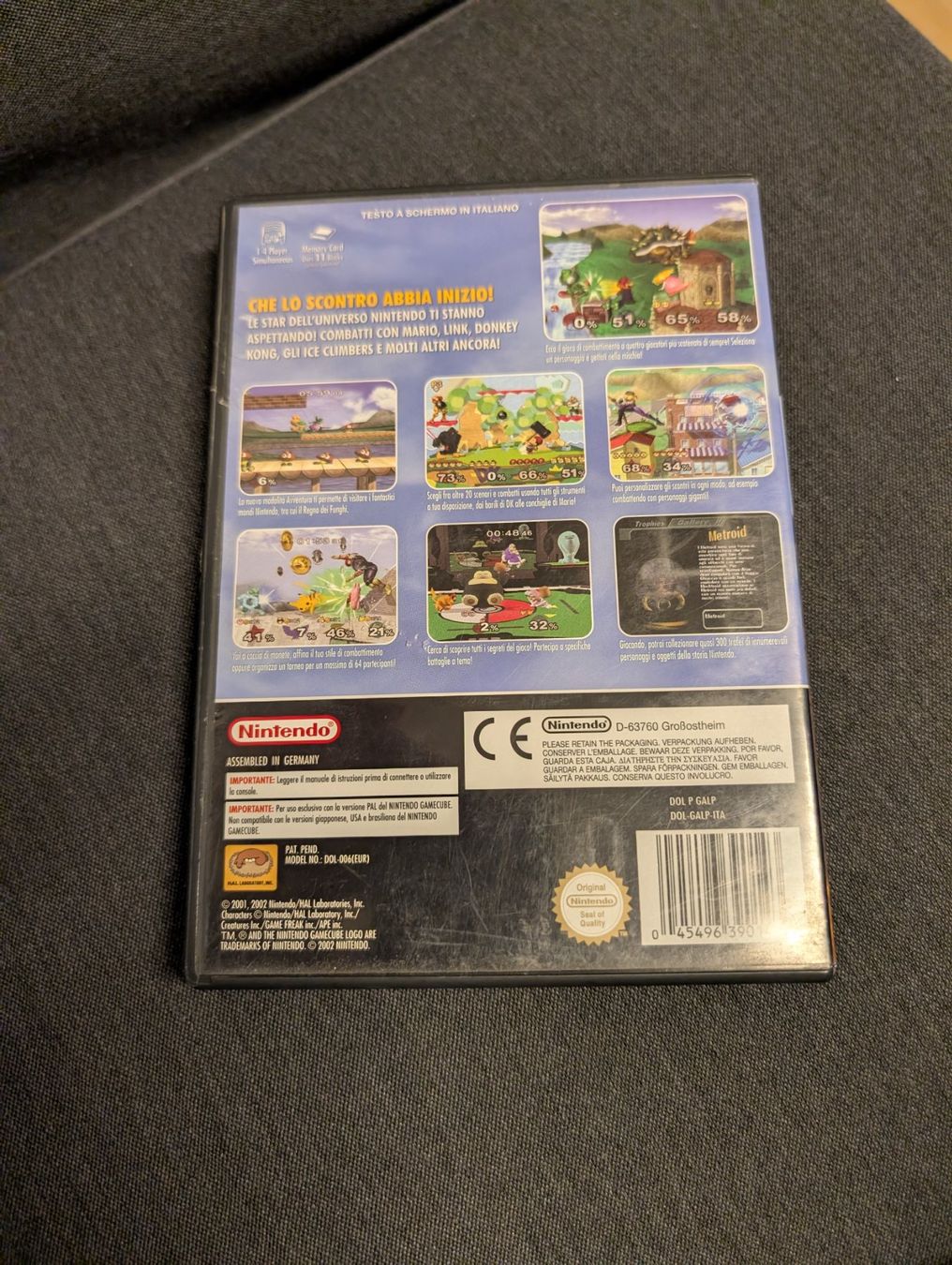 Giochi: Super smash bros melee Nintendo Gamecube – Usato da Giubiasco venduto da Ticinerd 1