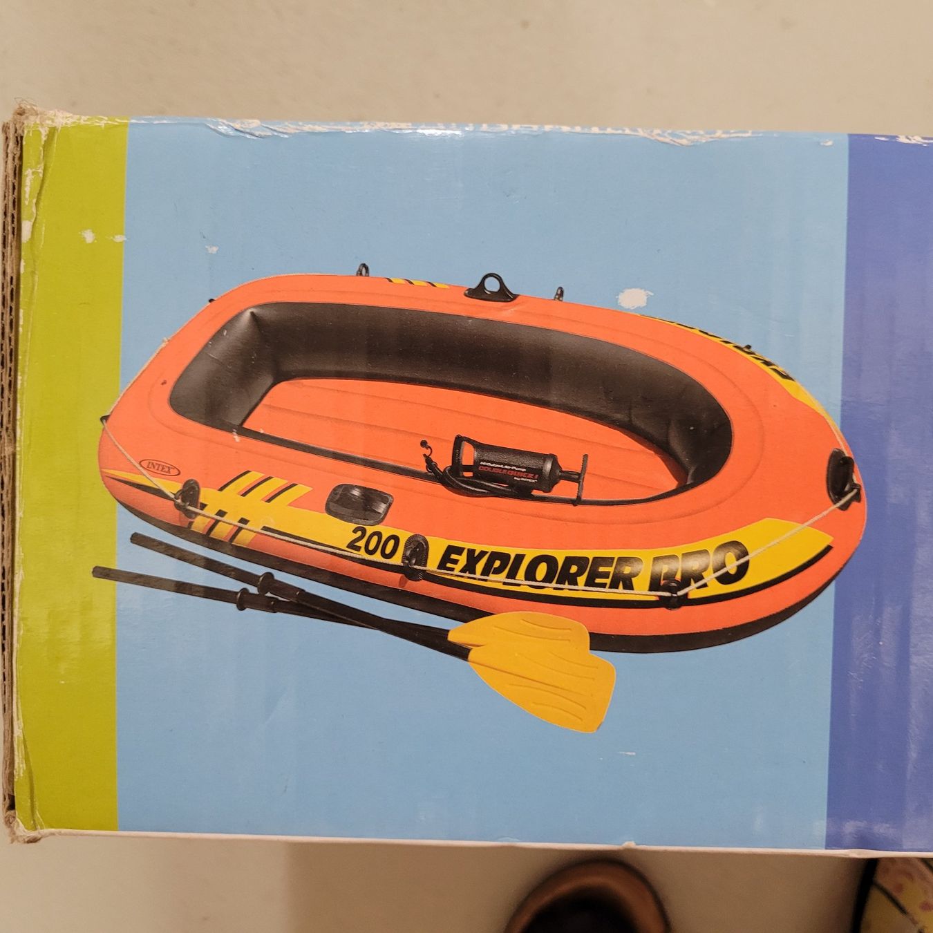 Barche: Schlauchboot Intex Explorer Pro 200 kaum gebraucht – Usato da Horgen venduto da bea_j25f 1