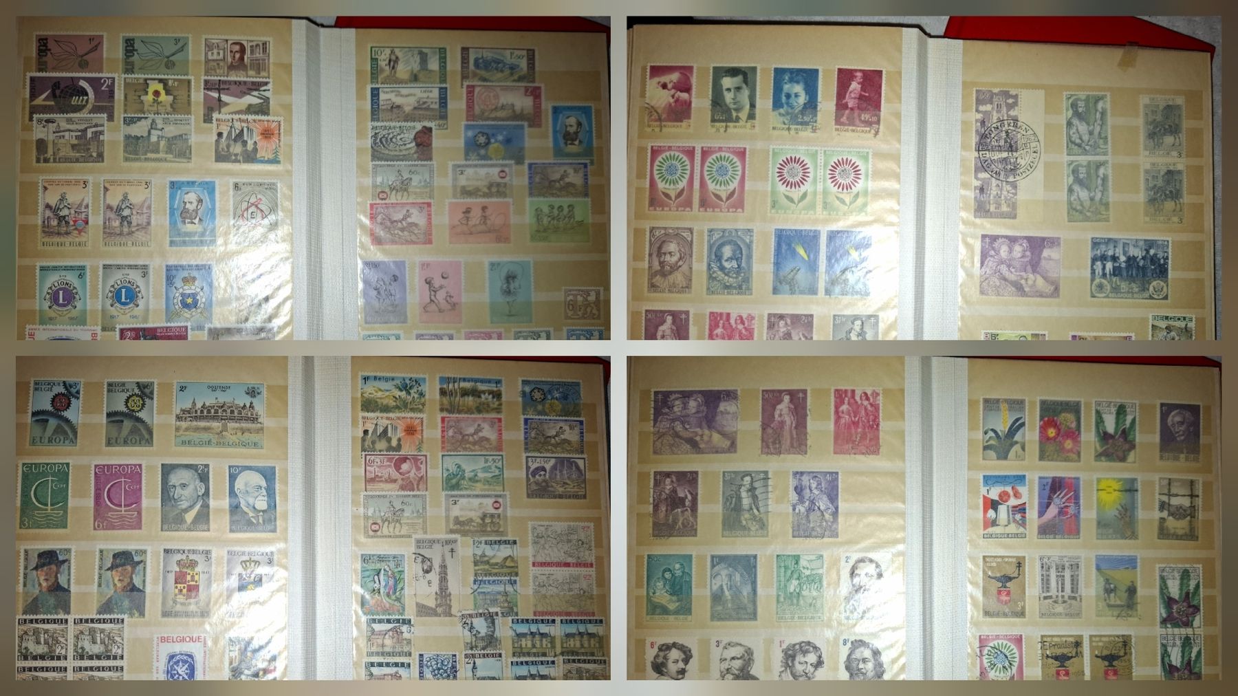 Tutti i francobolli: Sammlung Belgien  – Usato da Balgach venduto da SIMEON27 1