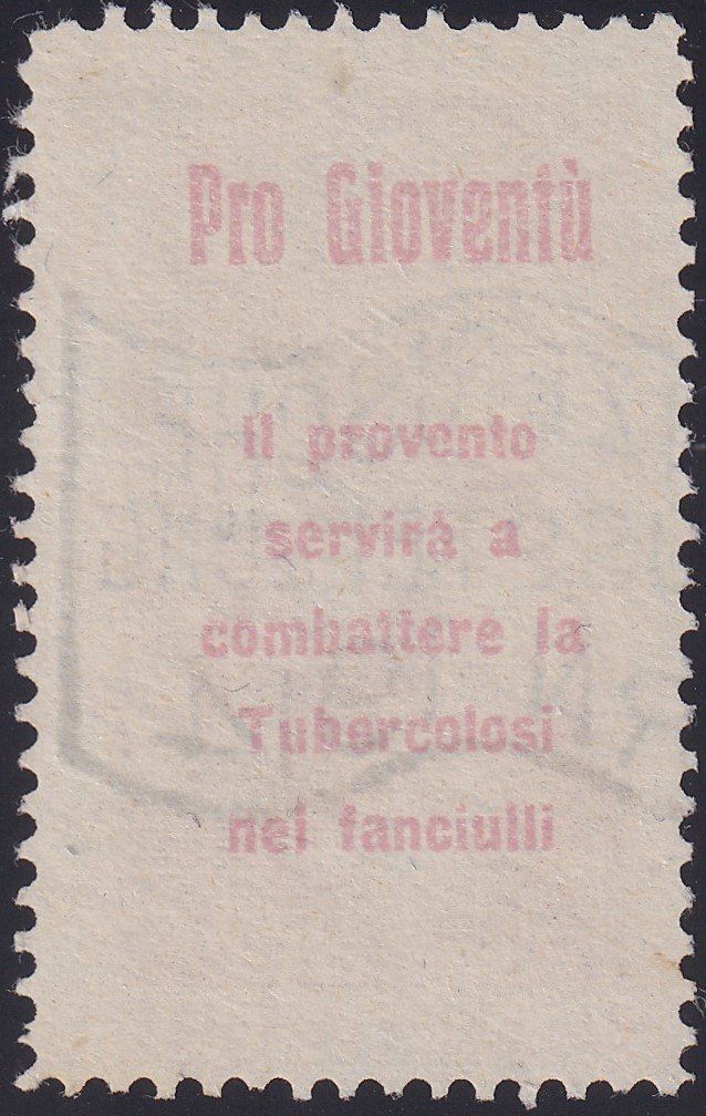 Tutti i francobolli: 1912, it. Vorläufer III, fehlerfrei mit Attest, Kat: 7500.-+ – Usato da Sursee venduto da Luzernerraute 1