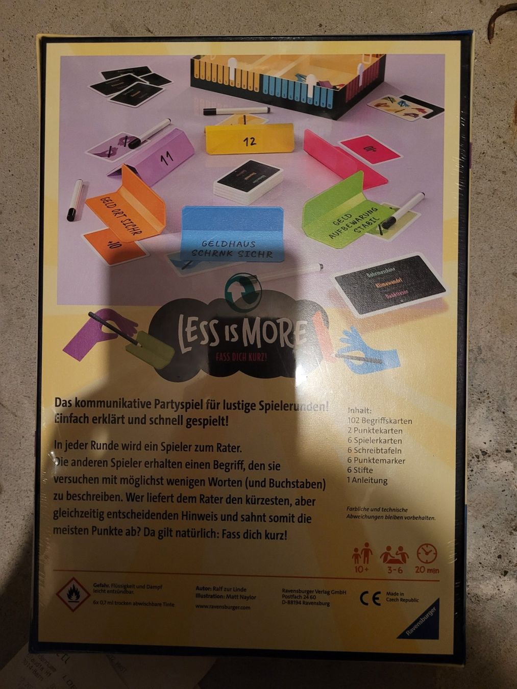 Ravensburger Giochi: Spiel Less is More von Ravensburger, OVP – Nuovo e nell'imballaggio originale da Bern venduto da grisu_79 1