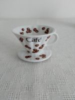 Kaffeefilter Porzellan.