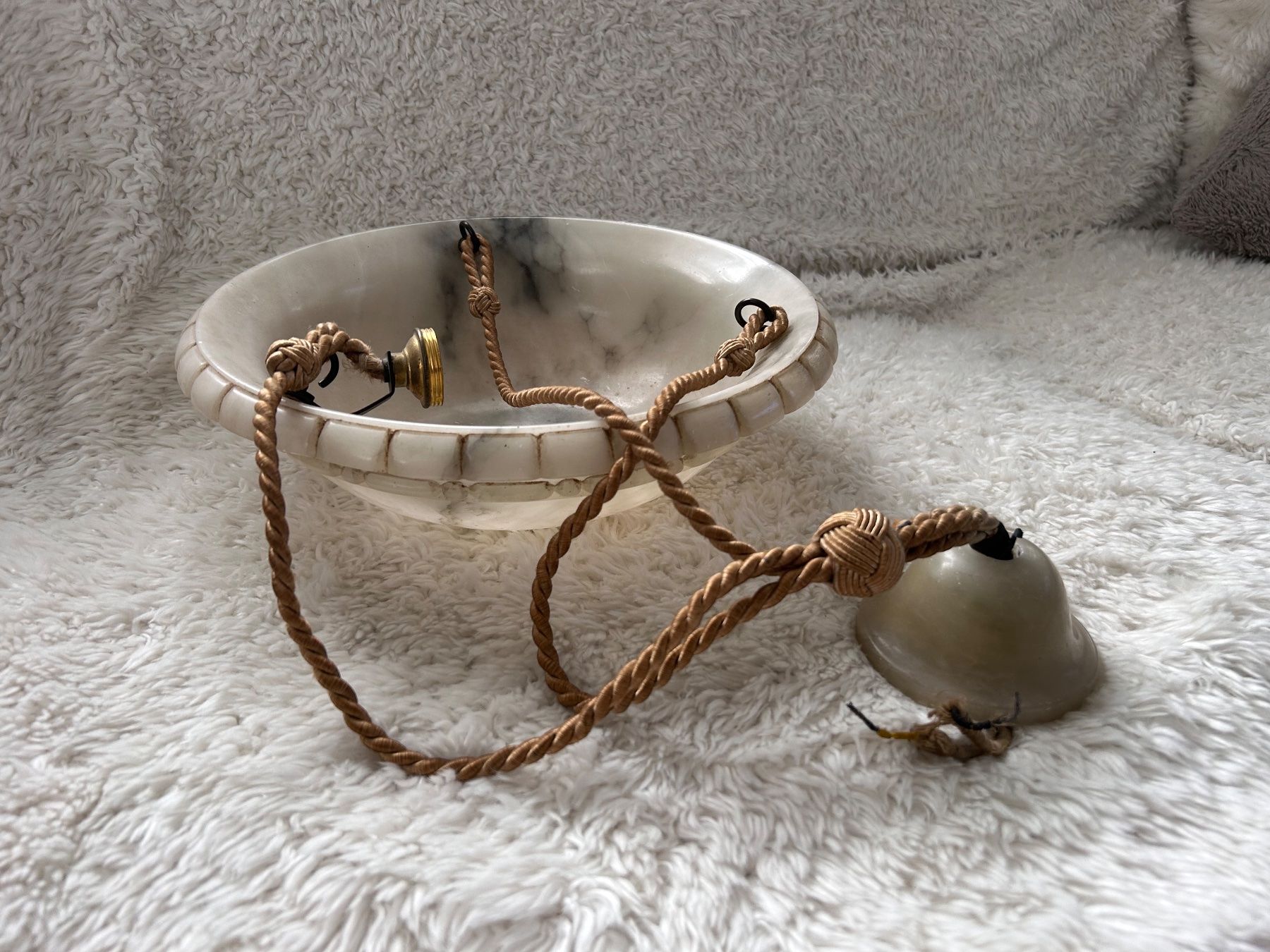 Lampade: Wunderschöne Marmor Lampe 32cm – Usato da Unterägeri venduto da Hallihallox 3