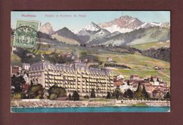 MONTREUX - Palace vu du lac - 1907