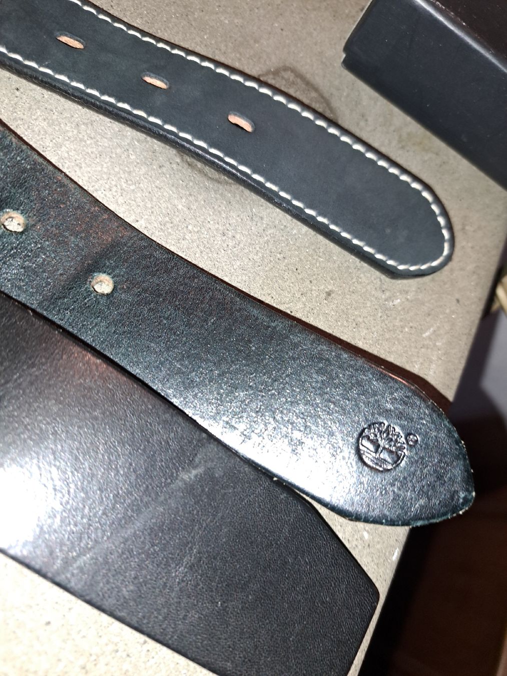 Cinture: Timberland 3 Gürtel Leder 90 – Usato da Kölliken venduto da Upcycling-by-Mc-TAM 1