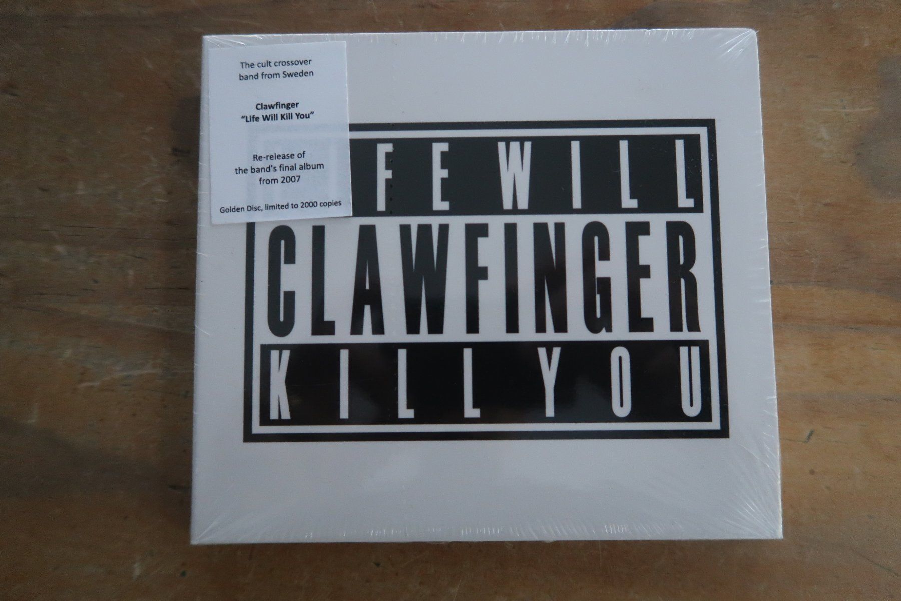 CDs: CLAWFINGER - LIFE WILL KILL YOU - NEUE OVP CD – Neu und originalverpackt aus Basel von Patiscat
