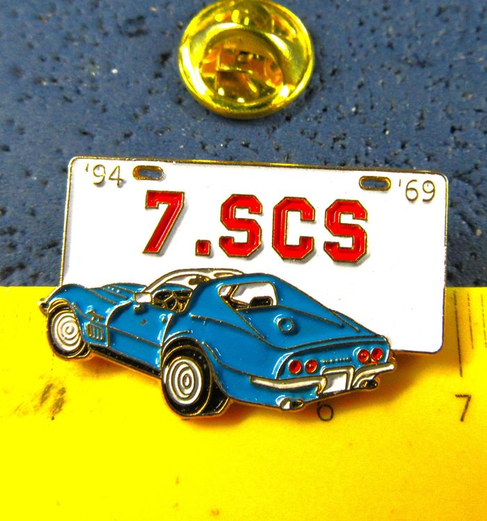 CHEVROLET CORVETTE C3 7.SCS SCHWEIZ AUTO PIN GEPRÄGT LIMIT (Gebraucht ...
