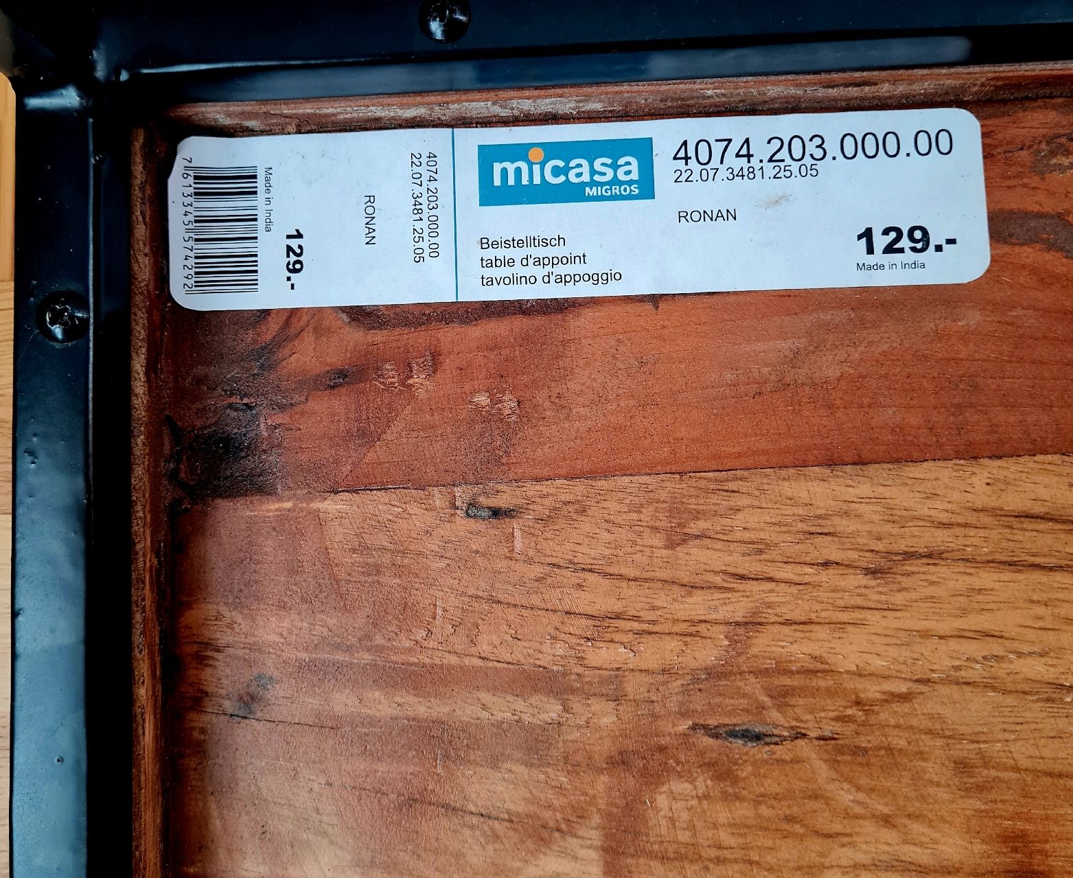 Tables: Beistelltisch MICASA RONAN  – D'occasion à Maur par Tashi010 5