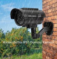 Neue Solar Dummy/Fake Überwachungskamera (schwarz)
