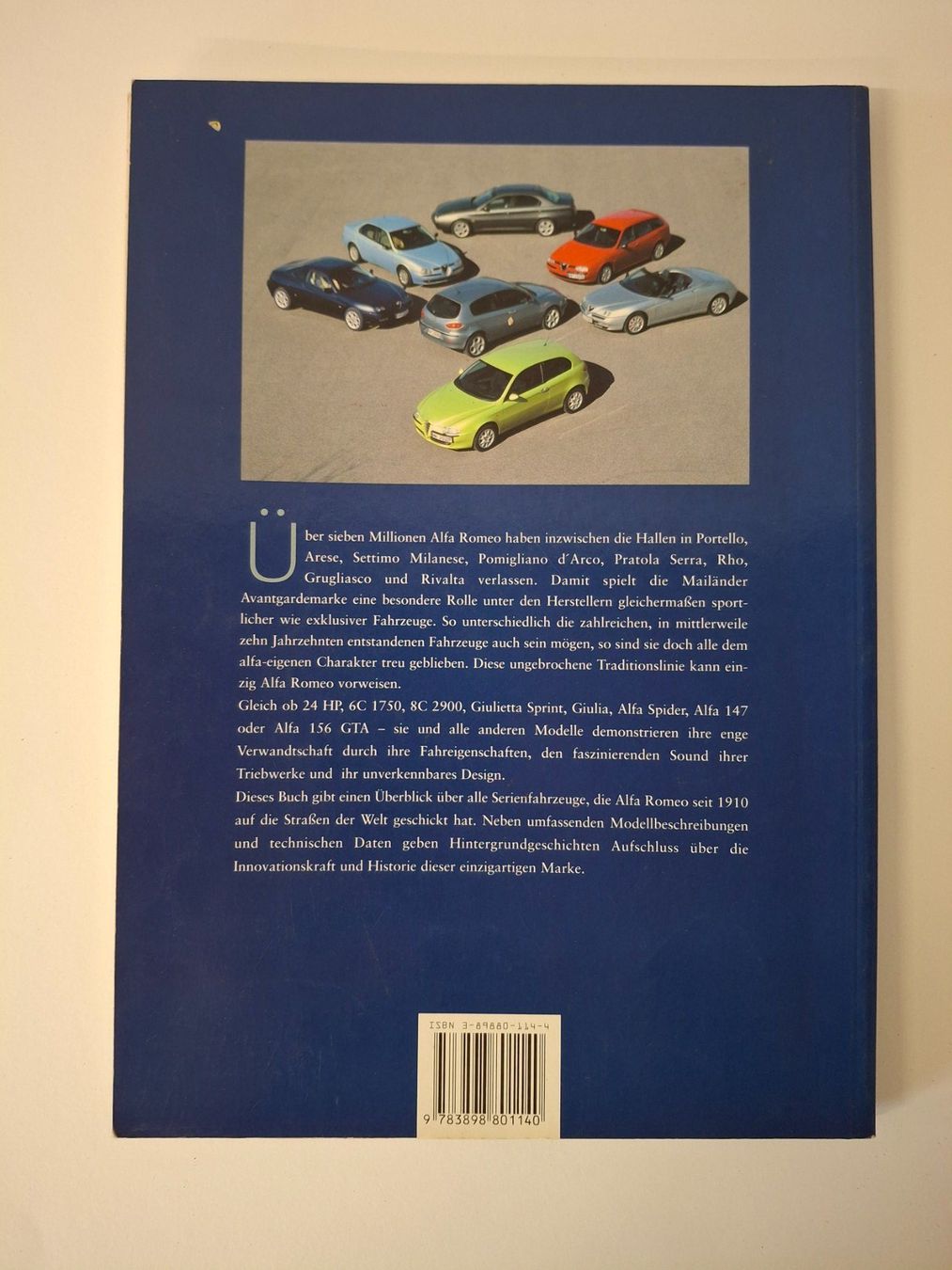 Riviste & Magazine: Alfa Romeo Typenhandbuch – Usato da Reichenburg venduto da AK307 1