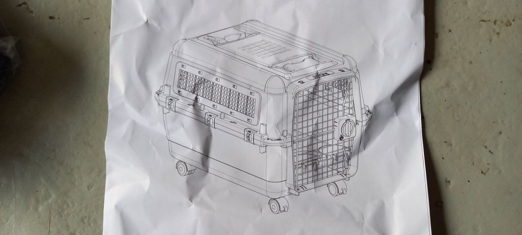 Gabbie, trasporto & Sicurezza: hunde transportbox auf rollen AniOne – Nuovo (secondo la descrizione) da Höri venduto da bsc_68fw 6