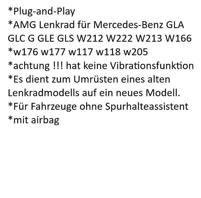 Tutti pezzi di ricambio auto: MERCEDES LENKRAD LEDER ORGINAL CARBON – Usato da Wängi venduto da Plt.design 4