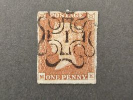 Alte Briefmarke, One Penny, Sammlerstück!