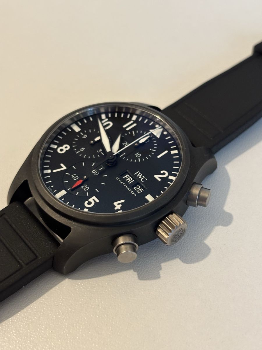 IWC Orologi: IWC Pilot's Watch Chronograph 41 Top Gun Ceramic - Full set – Nuovo (secondo la descrizione) da Dübendorf venduto da lenudle