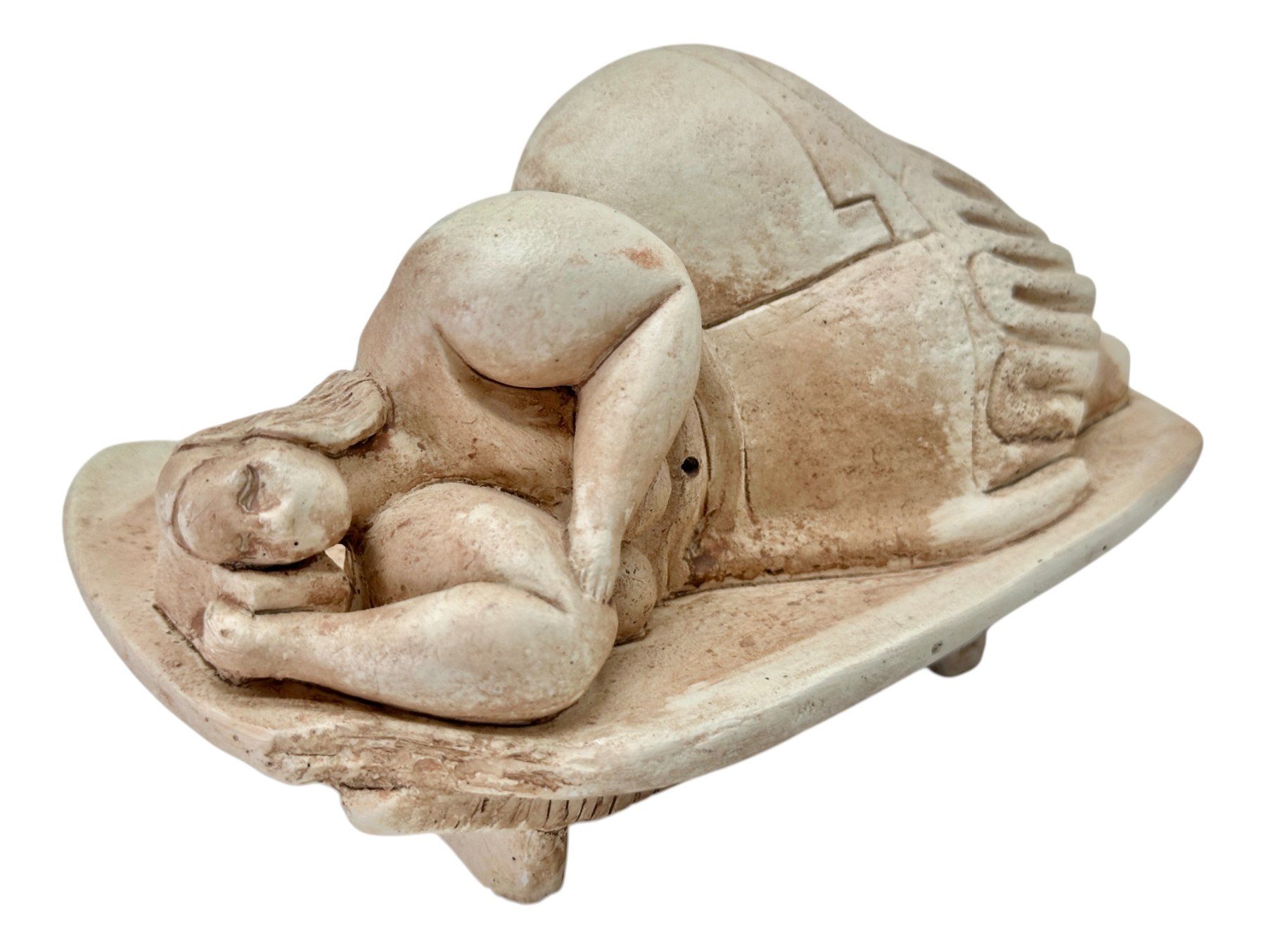 Skulpturen & Statuen: Sculpture en pierre réplique de la déesse "Rêveuse de Malte" – Gebraucht aus Morges von Novantica 3