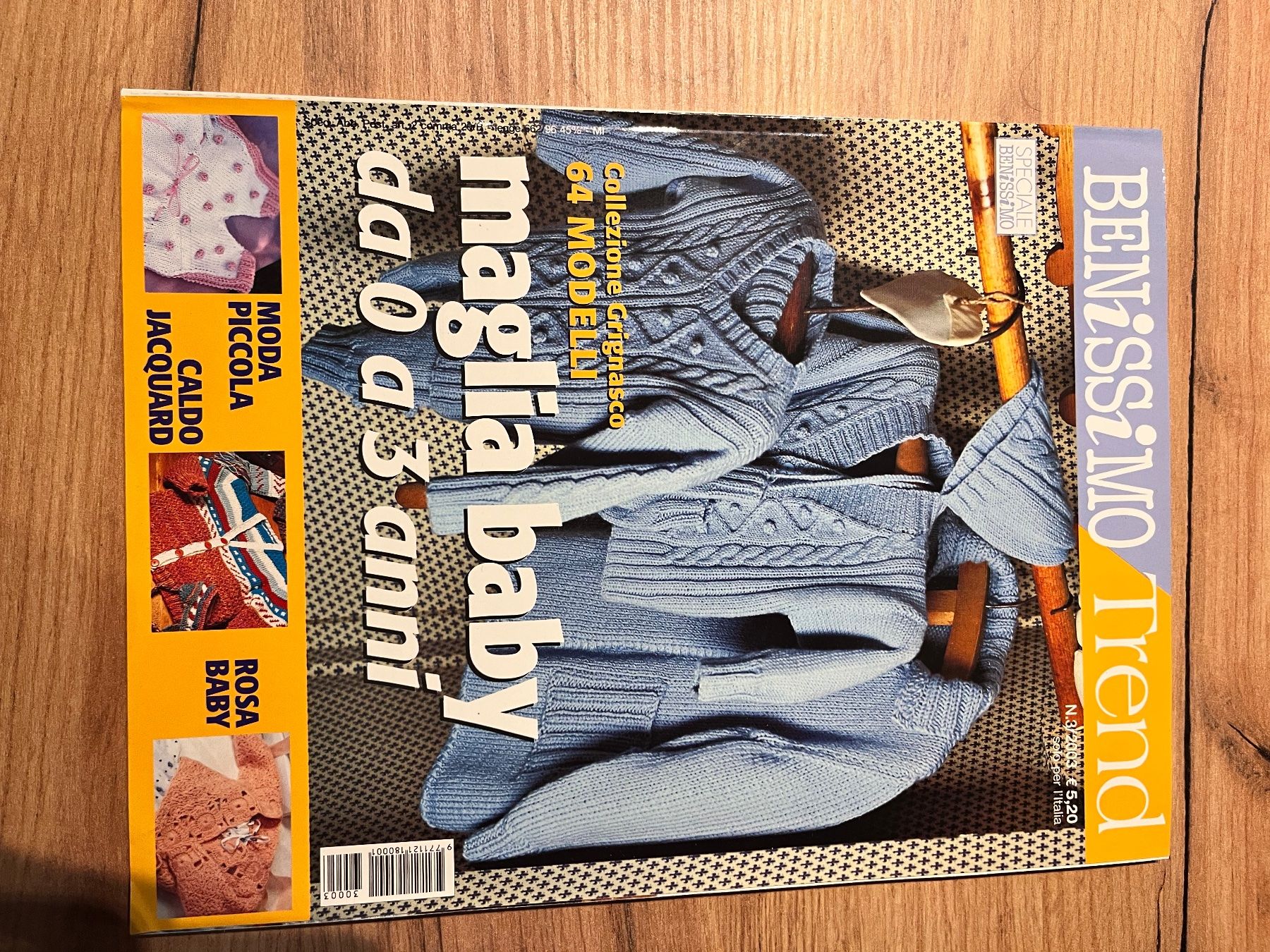 Riviste & Magazine: Kinder Stricktheft Benissimo Trend (italienisch) – Usato da Büsserach venduto da bor_s88m