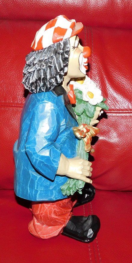 Statuette: Seltener Gilde Clown, H ca. 34 cm – Usato da Villnachern venduto da Schnugelchen 3