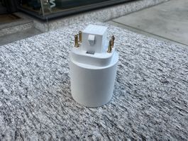 Adapter E27 Sockel auf GX24 4pin Fassung