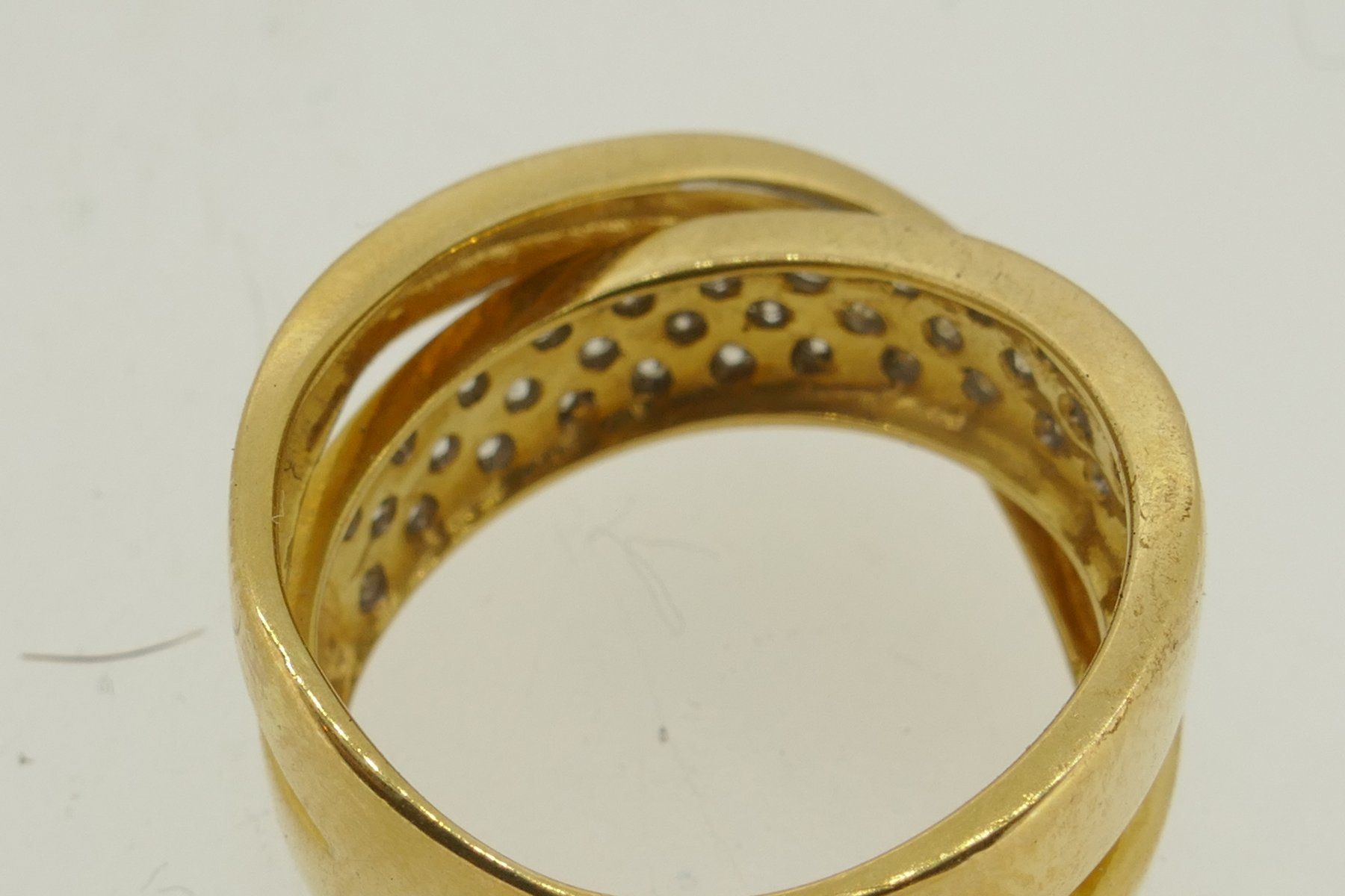 Ringe: Schöner Brillantring 18 kt 35 Steine – Gebraucht aus Schaffhausen von swisswatches-andmore 2