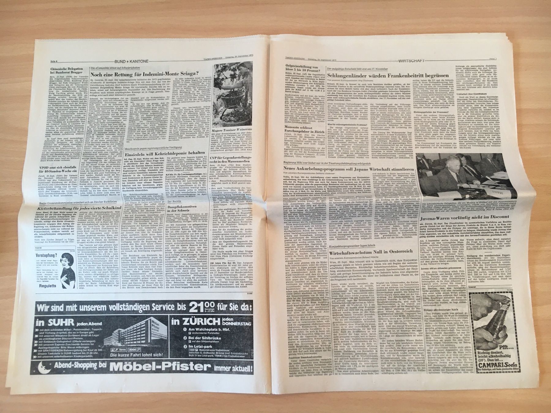 Zeitschriften & Magazine: Tagesanzeiger vom 23. September 1975 – Gebraucht aus Luzern von Jiggy_8898 2