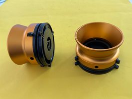 2 NAB Metal Adapter für ReVox , Akai, Teac, Studer usw