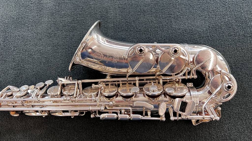 Strumenti musicali: Alt-Saxofon Selmer SA-II versilbert – Usato da Olten venduto da saxofonwerkstatt1 1