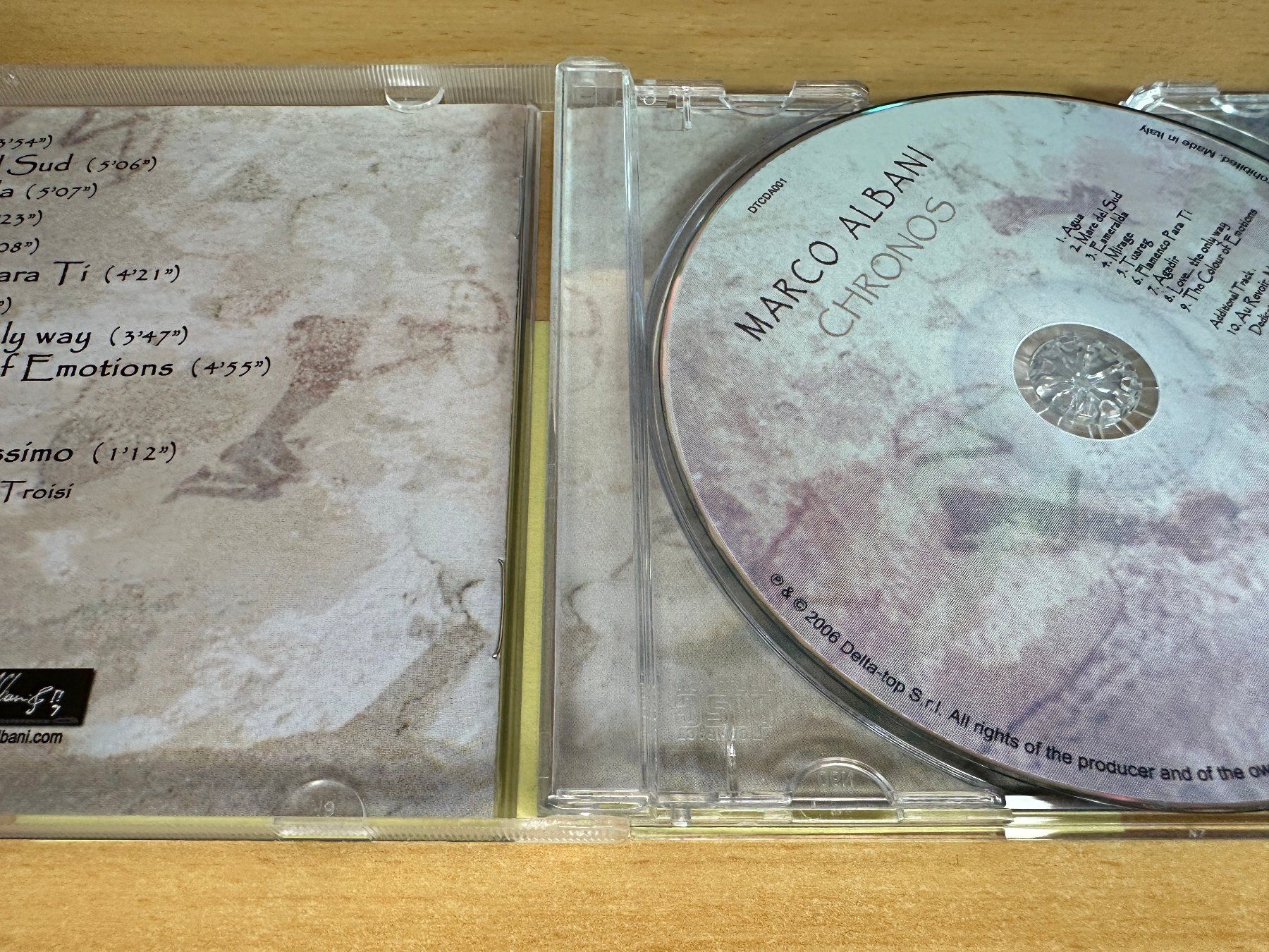 CD: Marco Albani – Chronos – Usato da Rikon im Tösstal venduto da Alpenmutz 2