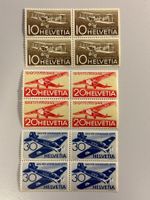 1944, Sonderflugpostm. 25 Jahre Luftpost, F37-39, postfrisch
