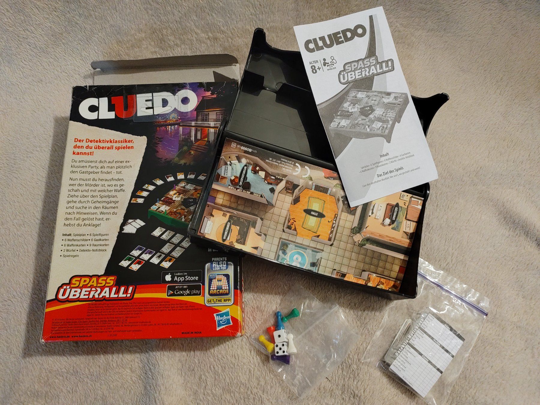 Hasbro Giochi: Spiel Cluedo – Usato da Strengelbach venduto da Phorensic_30 1