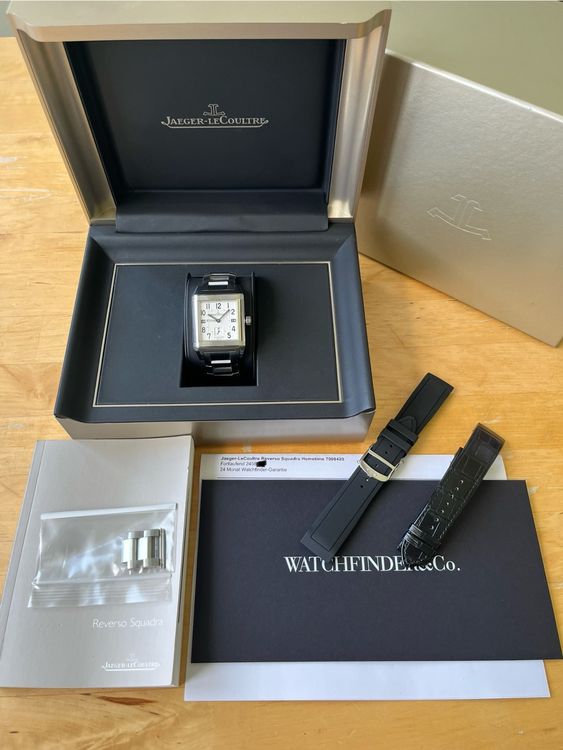 Jaeger-Lecoultre Orologi: Jaeger LeCoultre Reverso Squadra Hometime - mit 3 Bändern – Usato da Birsfelden venduto da Mynos 1