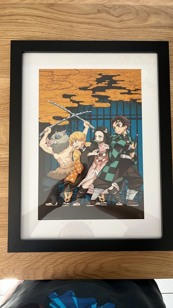 Sammelbilder & Trading cards: Gerahmtes Demon Slayer Bild – Neu (gemäss Beschreibung) aus Wünnewil von AoDLara