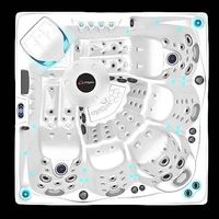 Whirlpool Dubai PLUS 123 Düsen - 5 Personen *Fabrikneu*