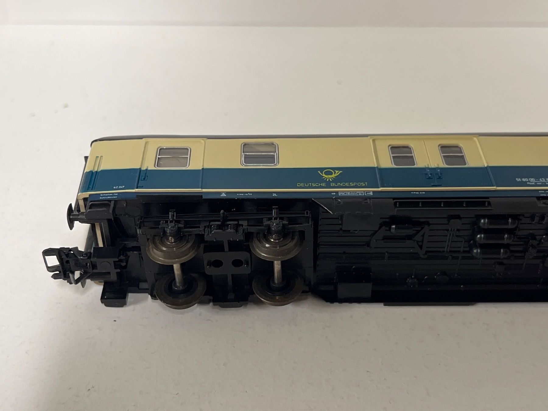 Roco Modellini di ferrovie: Roco DB  Postwagen  H0 DC – Difettoso da Geroldswil venduto da TopTrain54 7