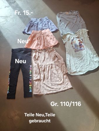 Mädchen Kleiderset 110/116