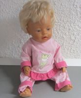 Vintage Baby Born Puppe mit blonden Haaren