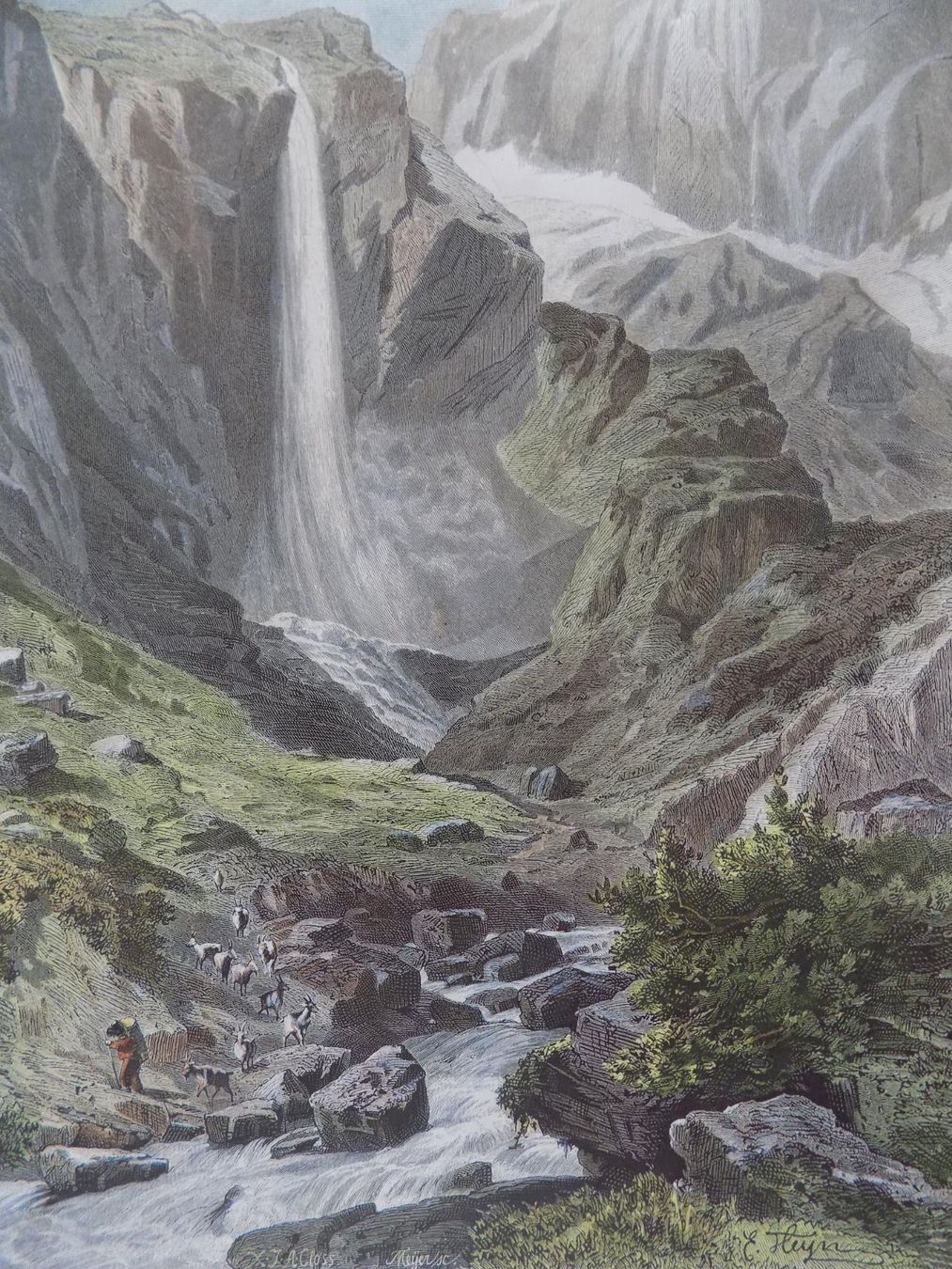 Gravures: Faulenbachfall Erstfeldertal Uri – D'occasion à Risch par Rischli15 1