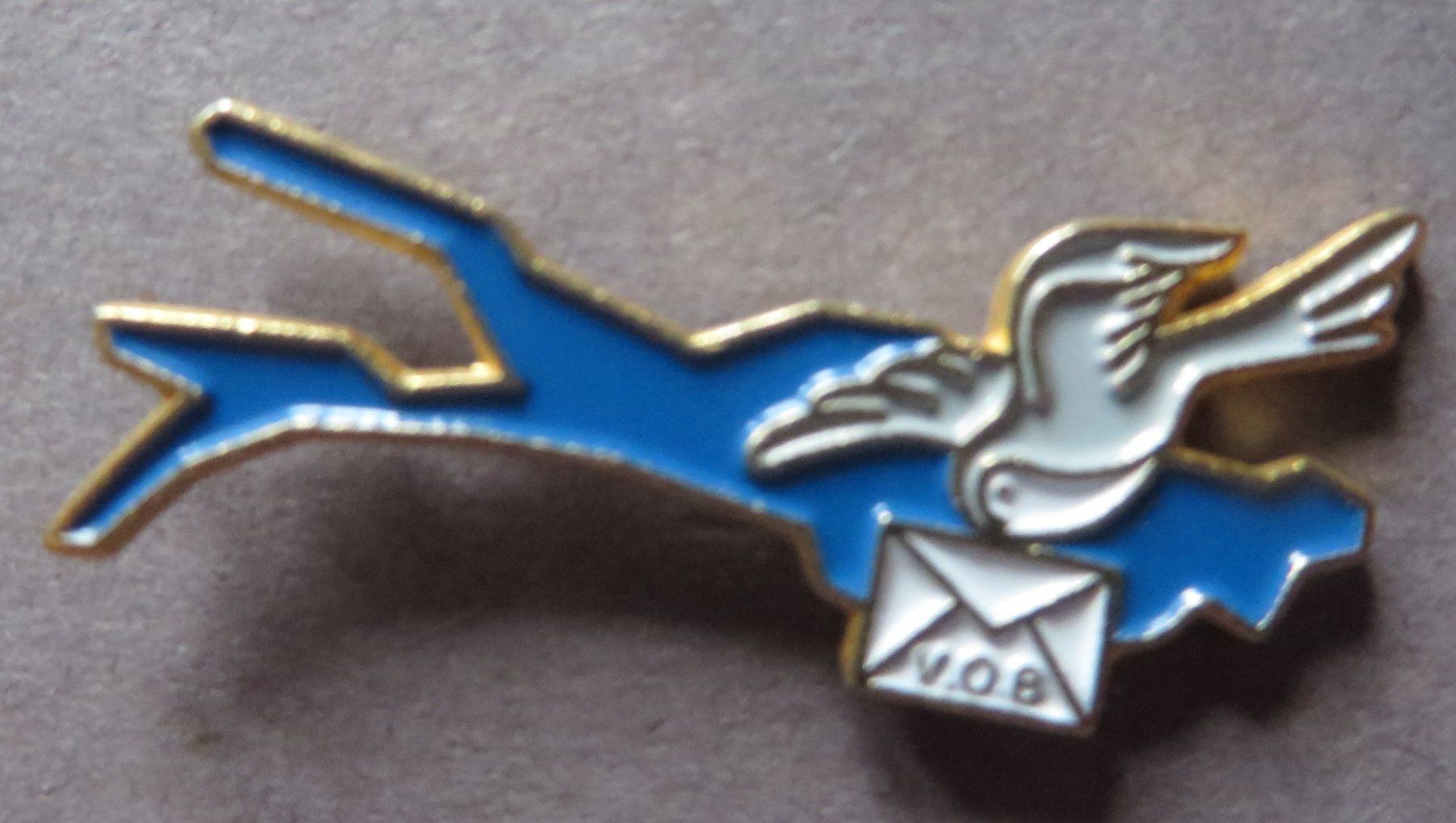 Plaketten & Abzeichen: PIN, BODENSEE V.O.B. BRIEFTAUBE VOGEL – Gebraucht aus Neuhausen von luckimucki