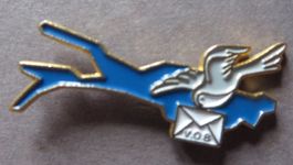PIN, BODENSEE V.O.B. BRIEFTAUBE VOGEL