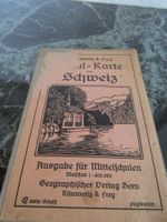 Karte der Schweiz - Ausgabe für Mittelschulen 1939   (Nr.10)