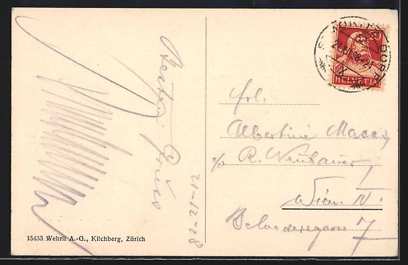 Cartoline postali: St. Moritz-Kulm, Eisbahn mit Rink und Pi – Usato da Berlin venduto da bartko-reher 1