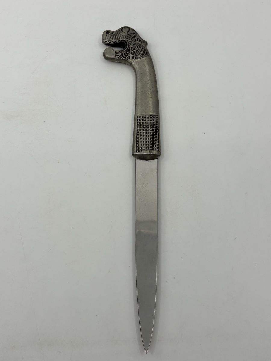 Altro materiale per ufficio: Brieföffner mit Drachenkopf, Vintage – Usato da Herisau venduto da Seyashop1 1