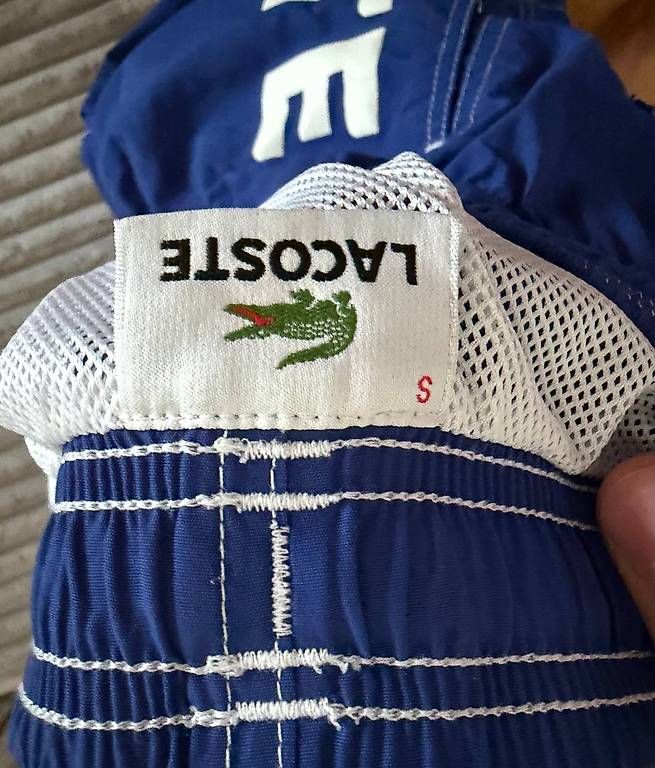Lacoste Badehosen: Short de bain Lacoste bleu - Taille S – Neu (gemäss Beschreibung) aus Cologny von Nayiri 1