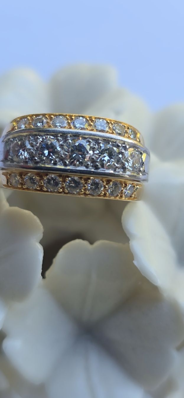 Anelli: Gold Ring 18karat Diamanten  – Nuovo (secondo la descrizione) da Effretikon venduto da rinuom01 3