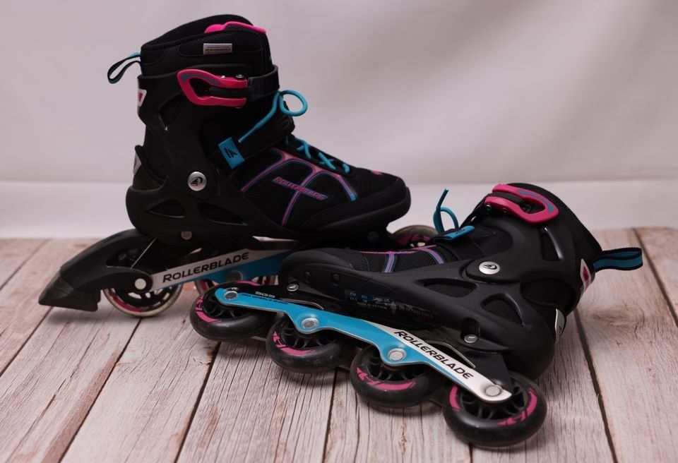 Rollerblade Sirio 80 Women's Inline Skates, Black/Raspberry, 235