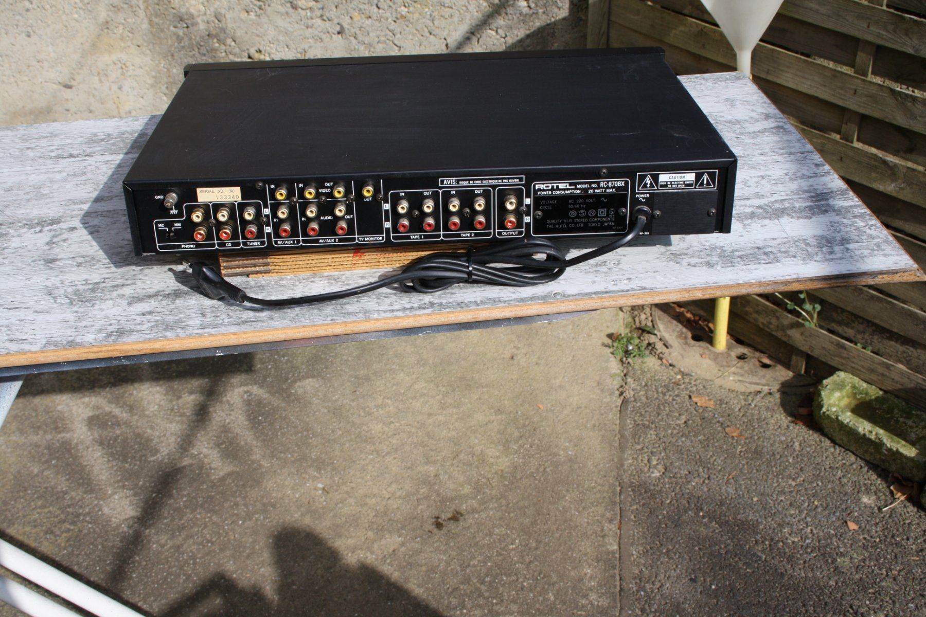 Rotel Amplificatori: VINTAGE ROTEL PREAMPLIFIER RC-870BX – Difettoso da Wauwil venduto da Pneuedy 8