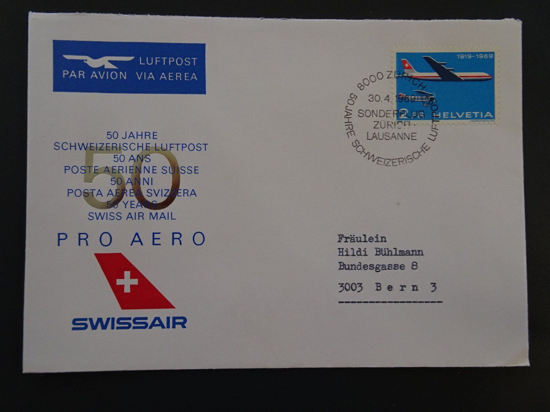 Alle Briefmarken: Div. 1969 – Gebraucht aus Aadorf von Chnorli-Furz 1