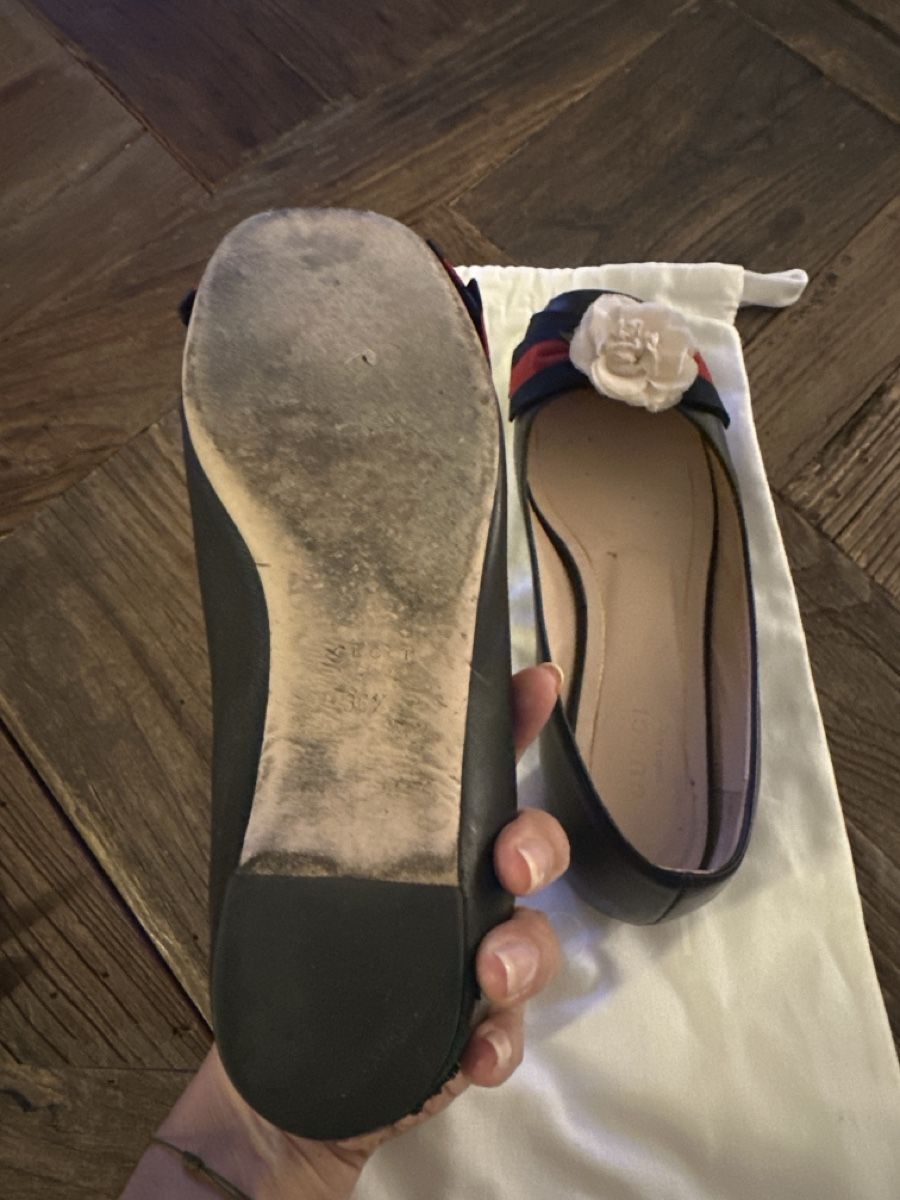 Gucci Damenschuhe: Gucci Ballerinas  Grösse 36.5 Leder – Gebraucht aus Zürich von shoppingmandy 2