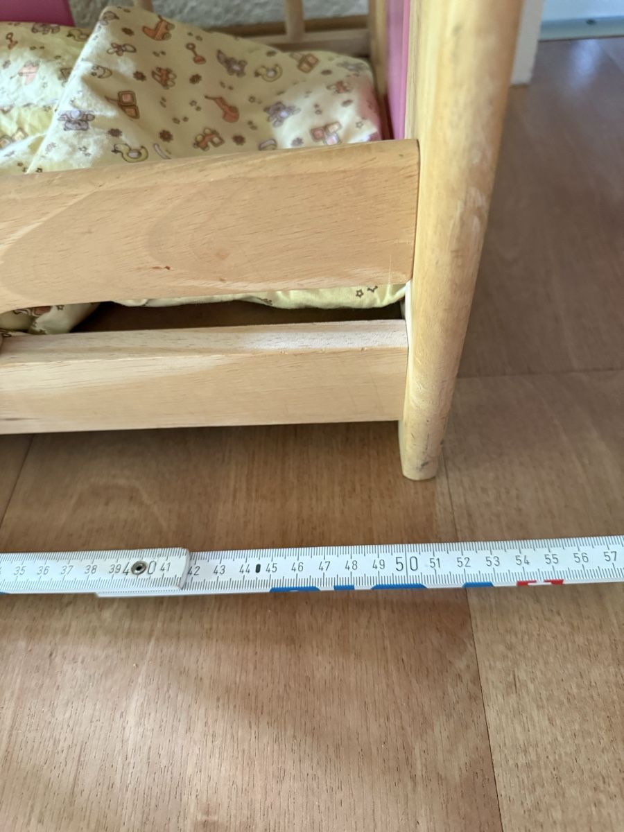 Spielzeuge: Wooden Doll Bunk Bed good condition 55cm – Gebraucht aus Zürich von andreamt 2