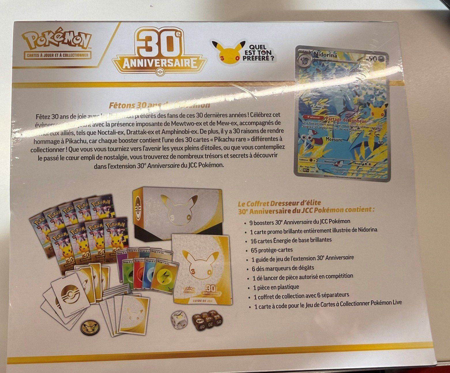 Giochi: ETB : Pokémon 30 ans - FR - Scellée – Nuovo e nell'imballaggio originale da Genève venduto da Shadownick 1