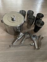 Cocktail Bar Set aus Edelstahl